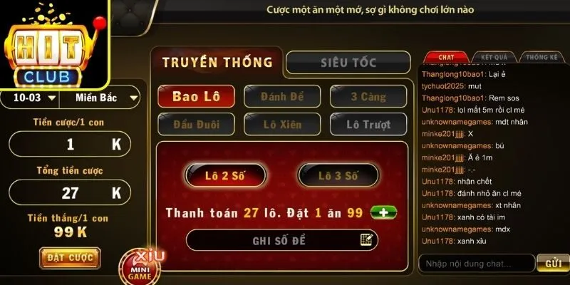 Hình thức đánh đề thu hút được nhiều người tham gia